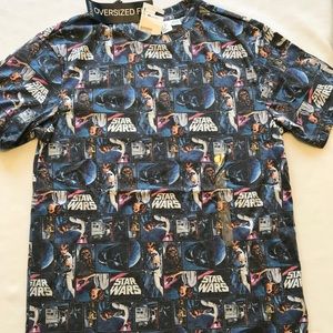 Double Sided Oversized STAR WARS XS T-shirt NWT XS